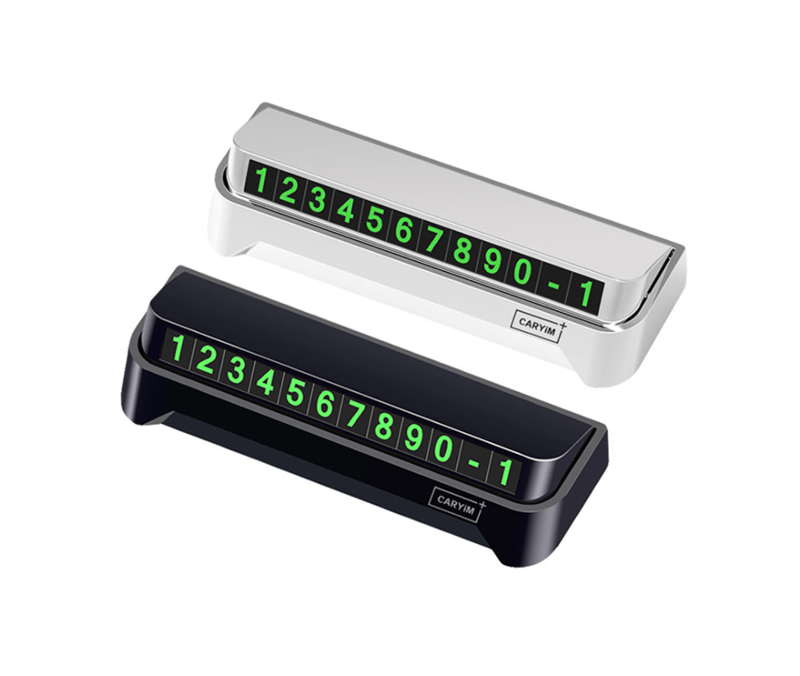 Car parking plate shell