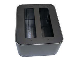 Plastic hard disk case